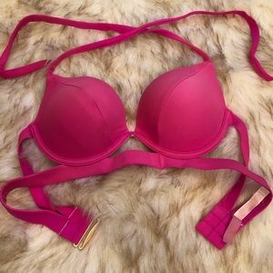 VICTORIA’S SECRET neon pink bikini top